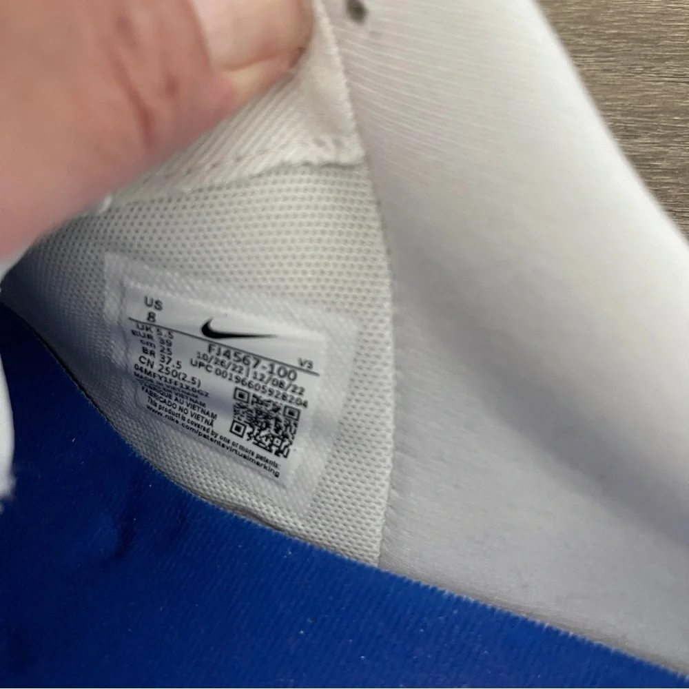 Nike Air Force 1 Low Shadow Chenille Swoosh Blue Tint (Women's) FJ4567-100 w/box - Picture 7 of 14